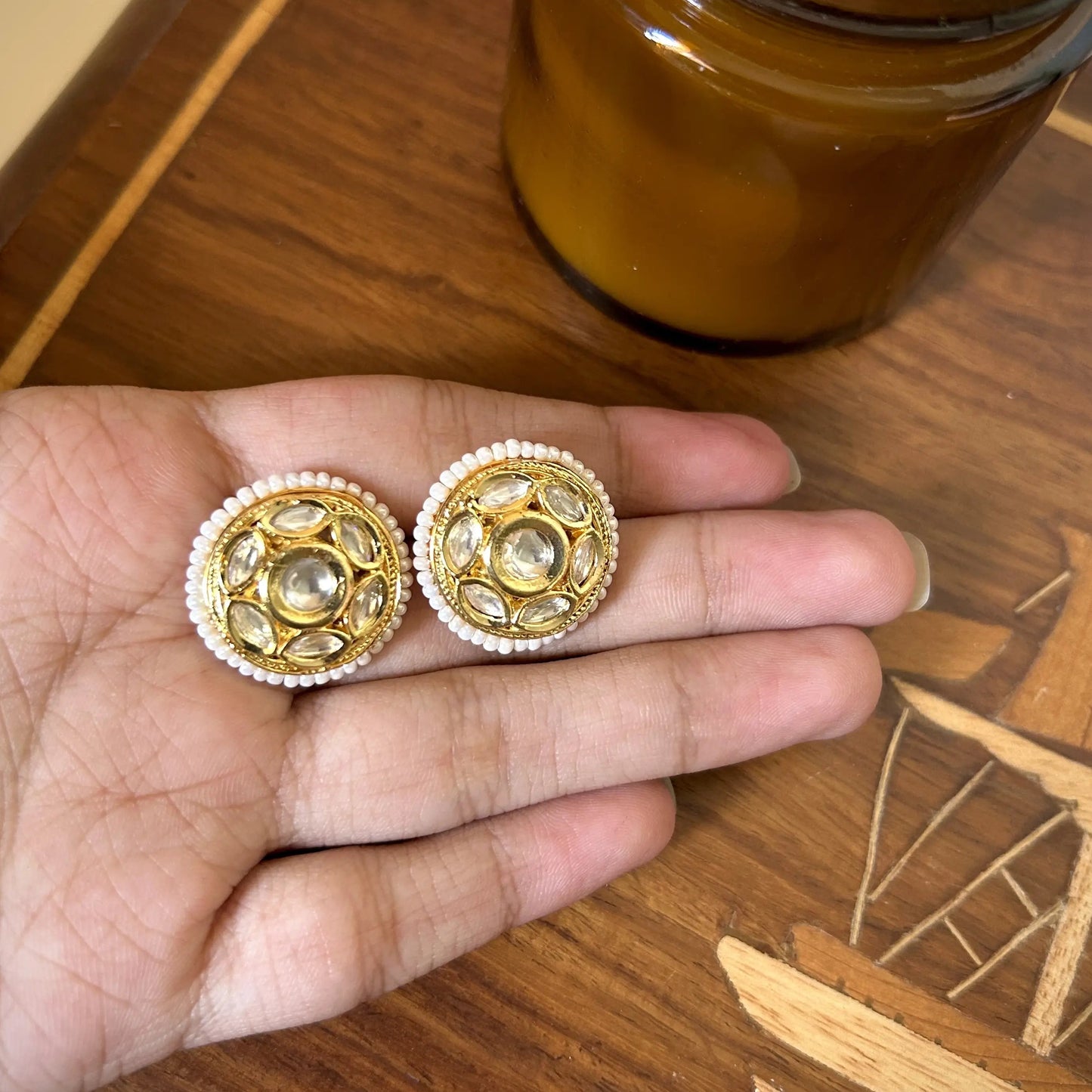 Kundan Studs