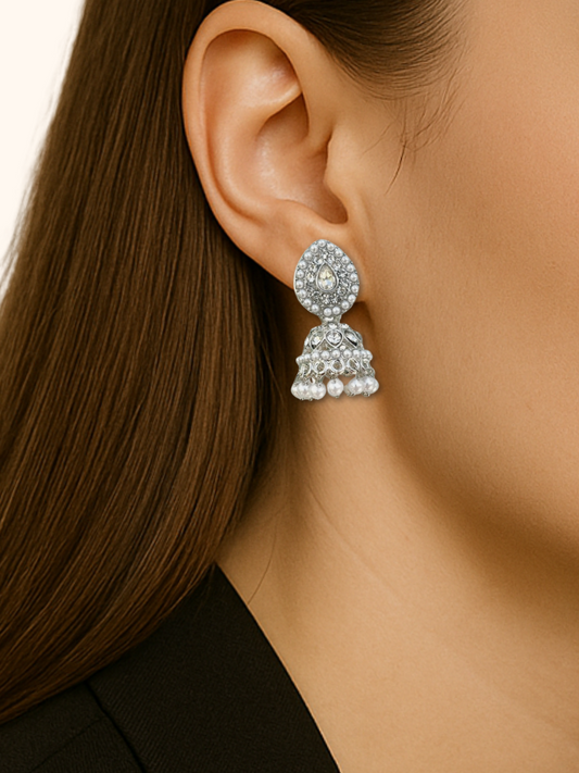 Silver Mini Jhumki