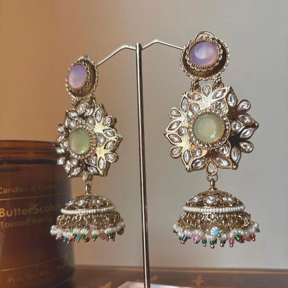 floral jhumka