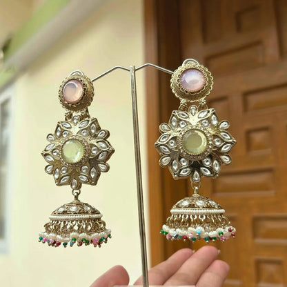 floral jhumka